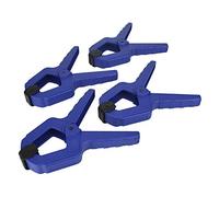 Faithfull FAISPCL3 Spring Clamp Set of 4 75mm (3in) Capacity 15Kg Clamping Force