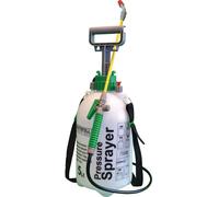 Faithfull FAISPRAY5 Pressure Sprayer 5 Litre, includes Shoulder Strap, Black