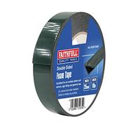 Faithfull 01412510BKTB6 Double-Sided Foam Tape Black 25Mm X 10M