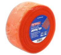 Faithfull FAITAPEJOINO Plasterers Jointing Tape, Drywall Adhesive Mesh for Plastering & Patching Tasks - Orange 48mm x 90M