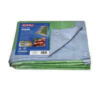 Faithfull FAITARP1818H Heavy Duty Tarpaulin (Green/Silver 5.4 x 5.4M (18ft x 18ft) 140gsm