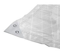 Faithfull Tough Tarp White Tarpaulin 6m 4m