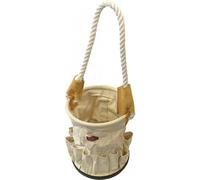 Faithfull FAITBBUCKET Canvas Tool Bag Bucket with Rope Handle - Hard Bottom