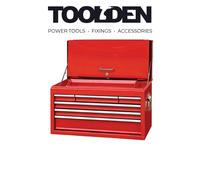 Faithfull Top Tool Chest Storage Cabinet 6 Drawer
