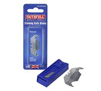 Faithfull FAITKB10UKH Heavy-Duty Trimming Knife Hook Blades (Dispenser 10)
