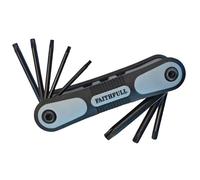 Faithfull Folding Torx Star Key Set TKSF8 – 8-Piece Fold-Up Ball-End
