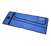 Faithfull FAITR15 15 Pocket Tool Roll Includes Zip Up Compartment, Blue