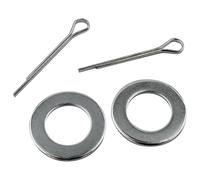 Faithfull FAITRUCKSP Spare Split Pins & Washers for P Handle & Stair Climber Sack Truck