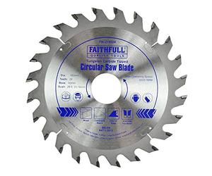 Faithfull FAIZ16024 TCT Circular Saw Blade 160 mm x 30 mm Bore x 24 Teeth