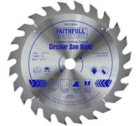 Faithfull FAIZ18024 TCT Circular Saw Blade 180 mm x 16 mm Bore x 24 Teeth