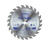 Faithfull FAIZ19024 Tct Circular Saw Blade 190 X 16Mm X 24T Pos
