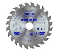 Faithfull FAIZ1902430 TCT Circular Saw Blade 190mm x 30mm Bore x 24 Teeth