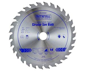 Faithfull FAIZ25430 TCT Circular Saw Blade 254 mm x 30 mm Bore x 30 Teeth