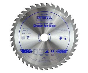Faithfull FAIZ25440 TCT Circular Saw Blade 254 mm x 30 mm Bore x 40 Teeth