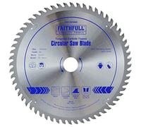 Faithfull Fine Finish Circular Saw Blade FAIZ25460 – TCT 254 mm x 30 mm bore, 60 teeth