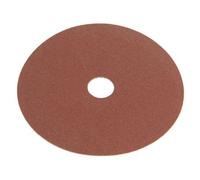 Faithfull Fibre Backed Sanding Discs 115 x 22mm 60G (Pack 25)