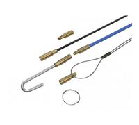 Faithfull Fibregl Cable Rod Set 15Pc 10 X 1000mm Multi Colour (One Size)