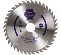 Faithfull Circular Saw Blade FAIZ1804030 TCT 180 mm x 30 mm Core 40 Teeth