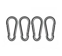 Faithfull Fire Brigade Snap Hook Zinc Plated (6mm Zinc Plated (Pack Of 4))