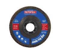 Faithfull Flap Disc Zirconia A120 115mm Jumbo Faifd115120Z