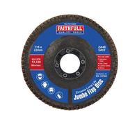 Faithfull Flap Disc Zirconia A40 115mm Jumbo Faifd11540Z