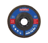 Faithfull Flap Disc Zirconia A80 115mm Jumbo Faifd11580Z