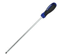 Faithfull Soft Grip Screwdriver Flared Slotted Tip 10.0 X 250Mm