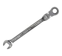 Faithfull Flex Head Ratchet Combination Spanner 10mm Multi Colour