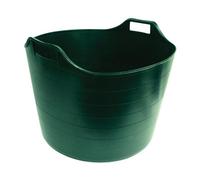 Faithfull Flex Tub, Multi-Purpose & Heavy-Duty Polyethylene Bucket - 75 Litre (16.5gl), Green
