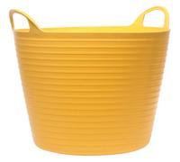 Faithfull Flex Tub Heavy Duty Flexible Bucket 60l Yellow