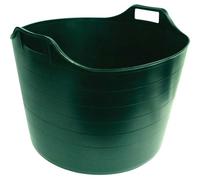 Faithfull Flex Tub, Multi-Purpose & Heavy-Duty Polyethylene Bucket - 75 Litre (16.5gl), Green