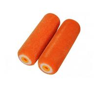 Faithfull Flock Foam Mini Roller Refill (Pack 2) Multi Colour (100mm (4In))