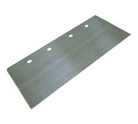 Faithfull Floor Scraper Blade 4 Hole Heavy-Duty 400mm (16in) FAIFSHD16B