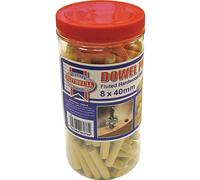 Faithfull Fluted Wood Dowels 8mm 40mm Pack of 150