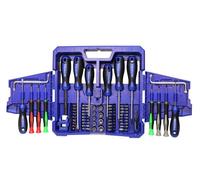 Faithfull Fold Out Screwdriver & Bit Set, 63 Piece