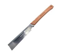 Faithfull Folding Pull Saw 240mm (9 ½ in) - Compact Japanese Style Hand Saw, SK5 Steel Blade with 21 TPI Triple-Ground Teeth & FSC Wooden Handle for Fine Woodworking & Joinery