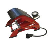 Faithfull Foot Pump Double Cylinder With Gauge Multi Colour (One Size)