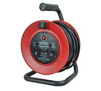 Faithfull FPPCR25M - Cable Reel 13 Amp - 240V, Red, 25 metre