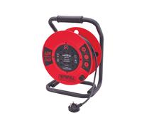 Faithfull FPPCR40240HD / XMS25CR40M 4 Sockets 40m Cable Reel 13amp HD