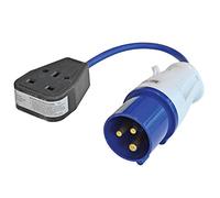 Faithfull Power Plus FPPFLYLEAD Fly Lead 240V 3-Pin Plug to 240V 3-Pin Socket & 35cm Lead