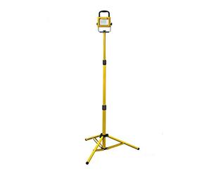 Faithfull FPPSLT35V 35W LED Site Light with Tripod Mains Powered 240V - 3600 Lm 2.5M Cable