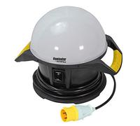 Faithfull FPPSLTL50L Illuminator LED 110v Low Voltage Powered Work Light 50W - 4000Lm With Power Take Off Socket, (link up to 15 units). 5M Cable