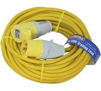 Faithfull FPPTL14HDUTY 14 Metre L/V Heavy Duty Trailing Lead Extension Lead 110V