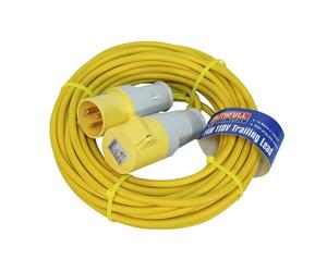 Faithfull FPPTL14ML 14 Metre L/V Trailing Lead Extension Lead 110V 16A 1.5mm Cable