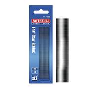 Faithfull FSB/4 Fret Saw Blades 130Mm (5In) 18 Tpi (Pack Of 12)