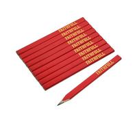 Faithfull Fsc Carpenter's Pencils - Red / Medium (pack 10) - Multi Colour - Multi Colour - One Size