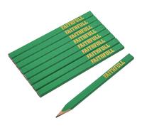 Faithfull FSC Certified Carpenters Pencils Green Pack of 10
