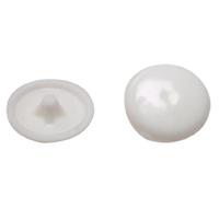 Faithfull FXSCWB Screw Cover Pozi Caps (Pack of 50) - White