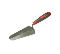 Faithfull Gauging Trowel Soft Grip Handle 7In in Red Faithfull Red