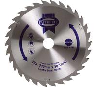 Faithfull FAIZ23030 Circular Saw Blade TCT 230 x 30mm x 30T General-Purpose
